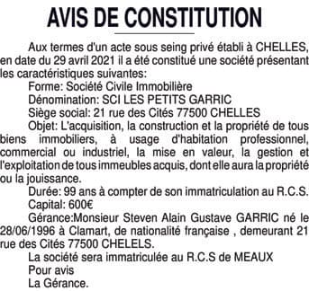 Contenu publication
