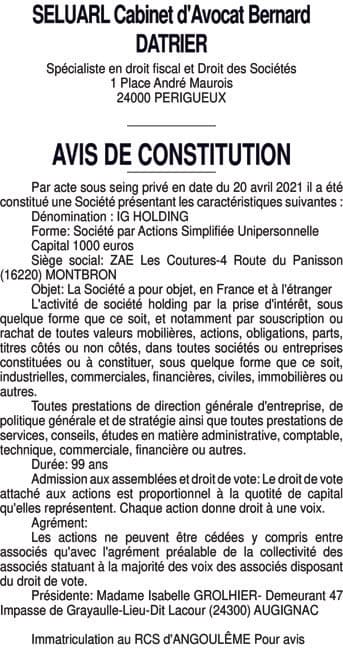 Contenu publication