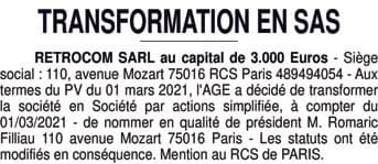 Contenu publication