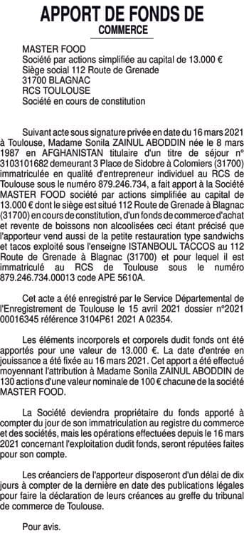 Contenu publication