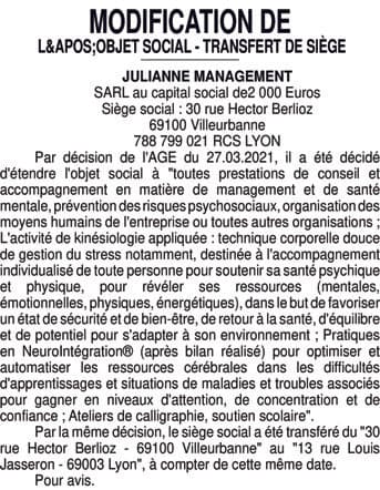 Contenu publication