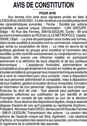 Contenu publication
