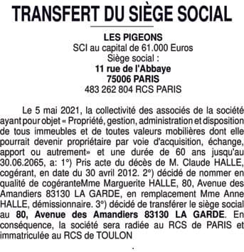 Contenu publication