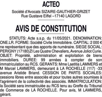 Contenu publication