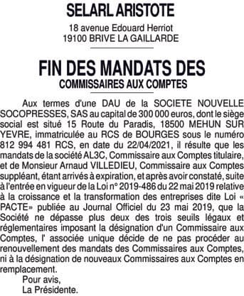 Contenu publication