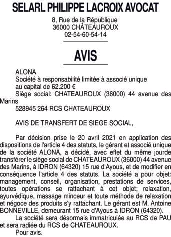 Contenu publication