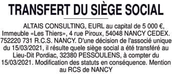 Contenu publication