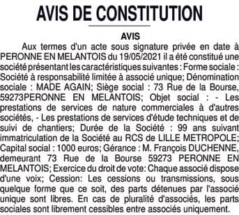 Contenu publication