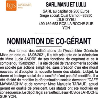 Contenu publication
