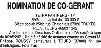 Contenu publication