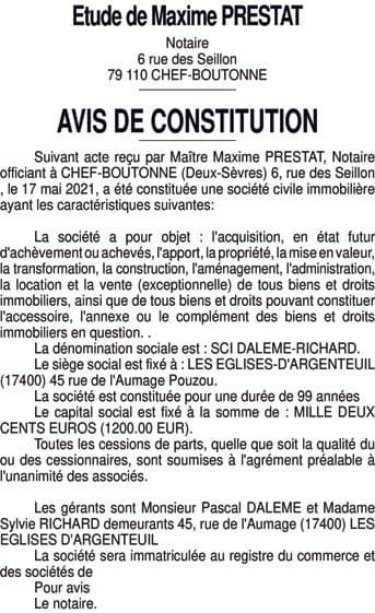 Contenu publication