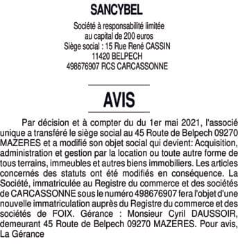 Contenu publication