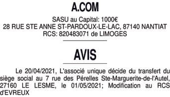 Contenu publication