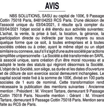 Contenu publication