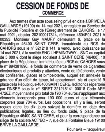 Contenu publication