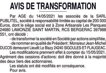 Contenu publication