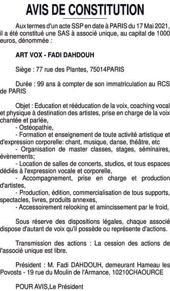Contenu publication