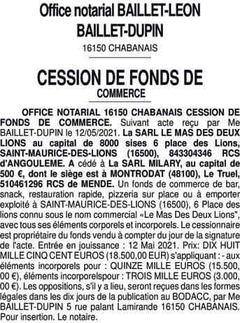 Contenu publication