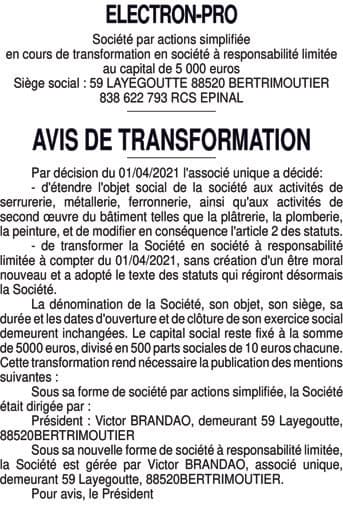 Contenu publication
