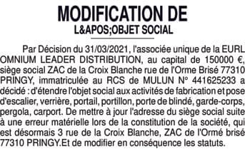 Contenu publication