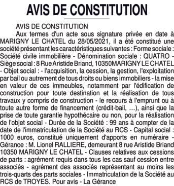 Contenu publication