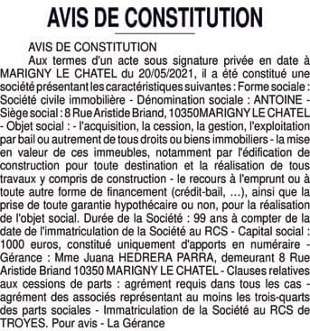Contenu publication