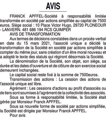 Contenu publication