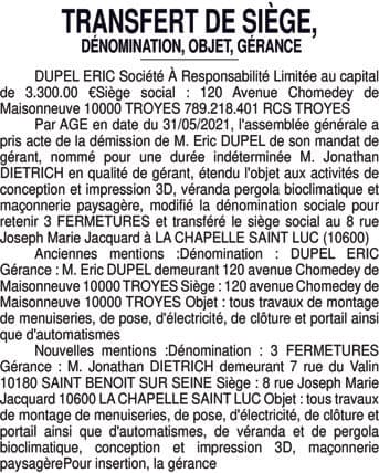 Contenu publication