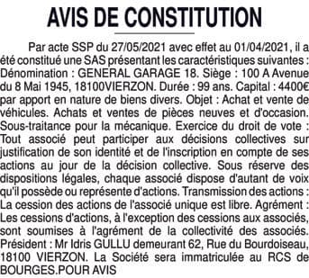 Contenu publication