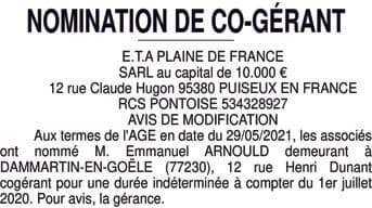Contenu publication