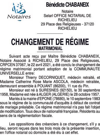 Contenu publication