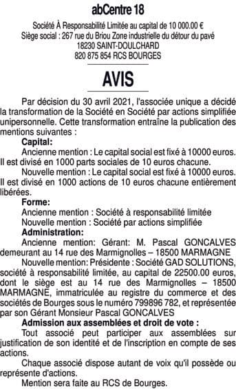 Contenu publication