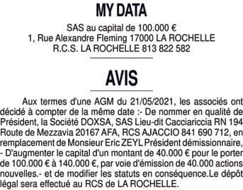 Contenu publication