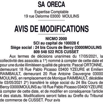 Contenu publication