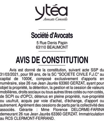 Contenu publication