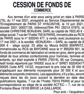 Contenu publication