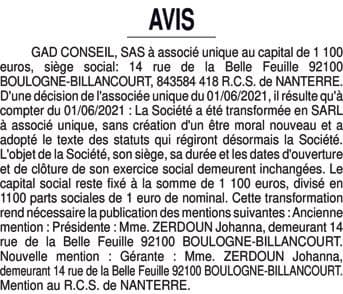 Contenu publication