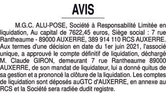 Contenu publication