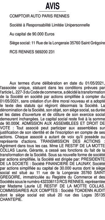 Contenu publication