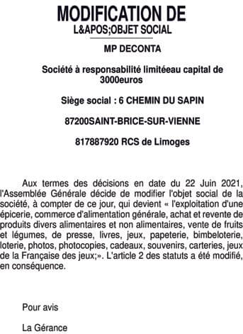 Contenu publication