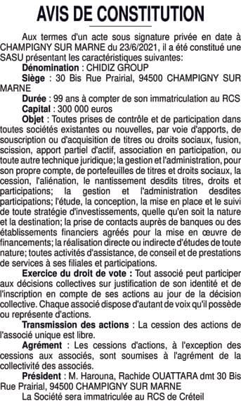 Contenu publication