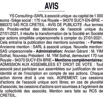 Contenu publication