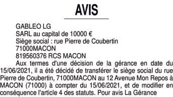 Contenu publication