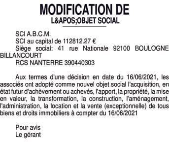 Contenu publication