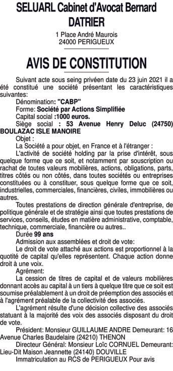 Contenu publication