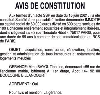 Contenu publication