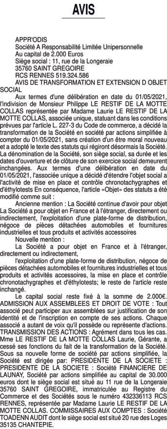 Contenu publication