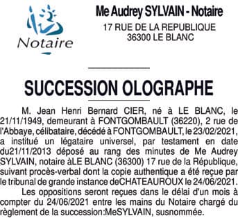 Contenu publication