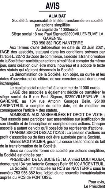 Contenu publication