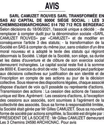 Contenu publication